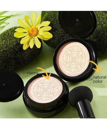 Cushion CC Cream BB Concealer Oil Concealer Foundation Cream M8B2 Liquid CC Snail Moisturizing Brightening Ivory white(A) - Buy Online on GoSupps.com