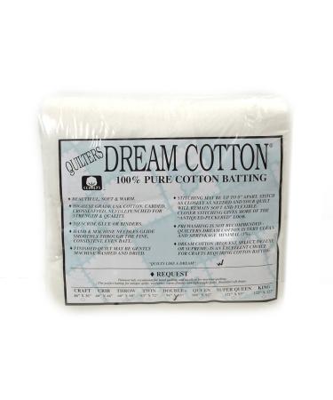 Quilter's Dream Cotton White Request Batting (96" x 93") Double