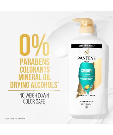 PANTENE PRO-V Smooth & Sleek Conditioner 25.1oz/745mL Conditioner 745 ml (Pack of 1) - Buy Online on GoSupps.com