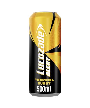 Lucozade Alert High Caffeine Energy Drink 12x500ml (Troipcal Burst)