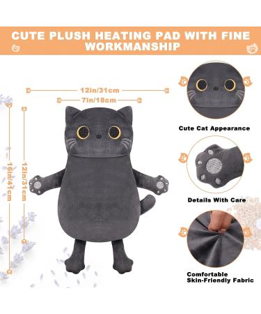 Moist Microwavable Heating Pad for Cramps Relief - Grey Cat - Buy Online on GoSupps.com