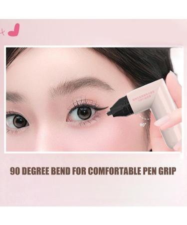 Waterproof Eyeliner Stamp Eyeliner Pad Black Double Tip Makeup Pad Double Tip Eyeliner for Women Smudgeproof Sweat Waterproof Perfect Cat Eye Appearance - Buy Online on GoSupps.com