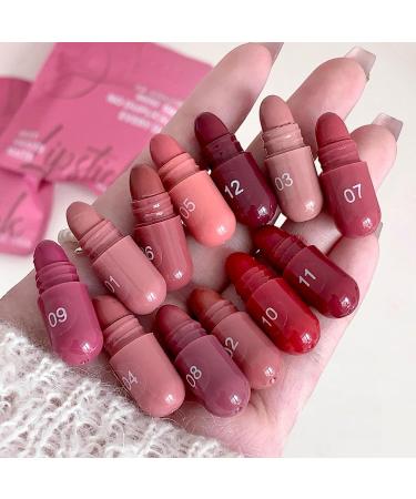  Generisch Mini Velvet Lipstick Set 12 Colors Non-fading Waterproof for Mother Wife Girlfriend Daughter - Buy Online on GoSupps.com