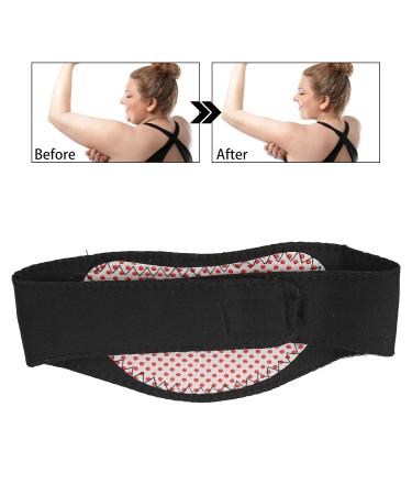 2-Piece Magnetic Heated Neck Pillows - Self-Heating Neck Wraps for Pain Relief - Comfortable Support & Protection - Black - Buy Online on GoSupps.com