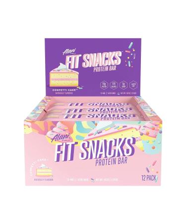 Alani Nu Confetti Cake Protein Bar | 16g Protein | Low-Sugar, Low-Carb & Gluten-Free | 12 Servings - Buy Online on GoSupps.com