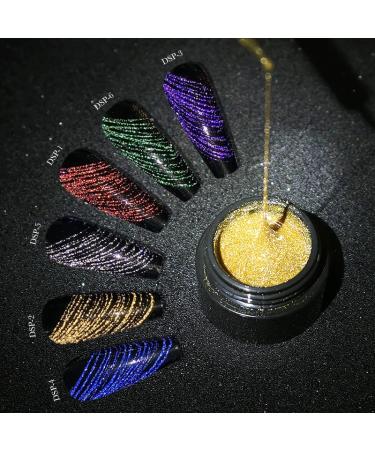 Shop Monochrome Glitter Disco Spider Gel - 21 Colors for Stunning Nail Art | Improved Matrix Gel 8ml - DSP05#Silver - Buy Online on GoSupps.com