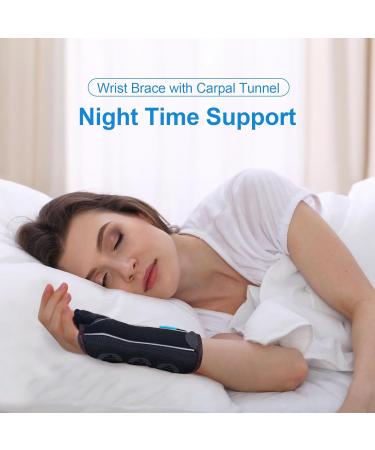 Wrist Brace with Thumb Spica Splint for De Quervain's Carpal Tunnel & Arthritis Relief - Right Hand Support for Tendonitis Sprains & Fractures - Buy Online on GoSupps.com