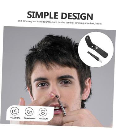 Healeved Nose Hair Trimmer Set - Precision Nasal & Ear Hair Tool for Men | Metal Tweezers & Clippers for Small Hair Removal | Best Nose Hair Trimming Solution - Buy Online on GoSupps.com
