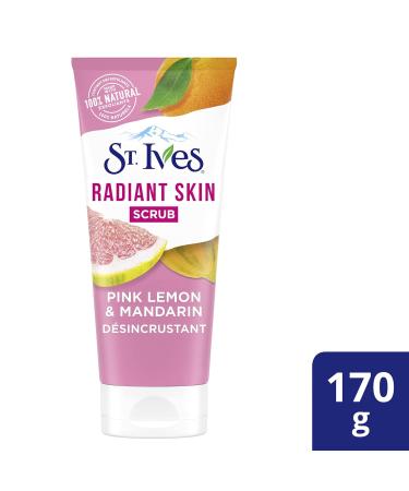 St. Ives Radiant Skin Pink Lemon & Mandarin Orange Scrub - 170g | Exfoliating Face Scrub for Bright Fresh Skin | Buy Internationally - Buy Online on GoSupps.com