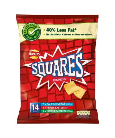 Walkers Walkers Squares - Variety (12x22g)