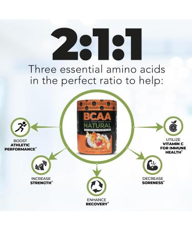 Nutrology Greens & Fruits Powder-Naturally Sourced Superfood Vanilla Cinnamon (30 Servings) BCAA Natural Plant Based BCAA Powder Orange Coconut Flavor (30 Servings) - Buy Online on GoSupps.com