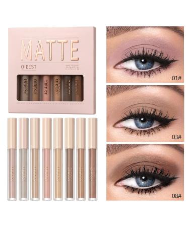BestLand 8 Colors Liquid Matte Eyeshadow Set - Waterproof Smokey Eye Makeup Kit - Buy Online on GoSupps.com