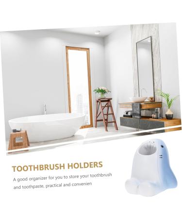 Cabilock Toothbrush Holder & Makeup Organizer - Drip-Free Bathroom Storage for Toothbrushes Cosmetics & Toothpaste - Cute Corgi Design - 5x5x4.5cm - Buy Online on GoSupps.com