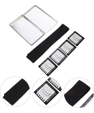 Shop 1 Set Grafting Eyelash Tools - Crystal Tray Lash Holder Pad & Fabric Headband for Expert Eyelash Extensions | International Shipping Available - Buy Online on GoSupps.com