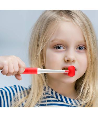 Cellena Kids 3-Sided Toothbrushes - Gentle Clean Manual Toothbrush for Children (Ren-2pcs) Red-2pcs - Buy Online on GoSupps.com