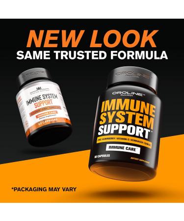 Immune System Booster - Vitamin C Zinc Supplement with Echinacea & Elderberry - 5-in-1 Herbal Immunity Support - 1 Pack - Buy Online on GoSupps.com