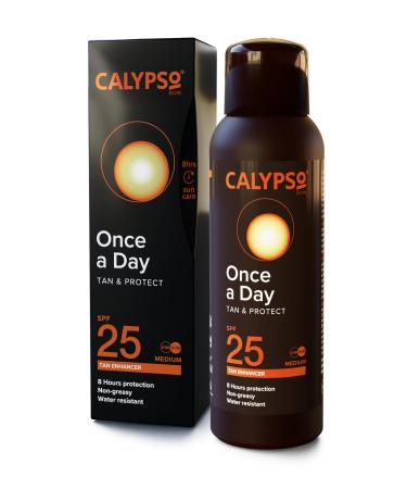 Calypso Once A Day Tan & Protect SPF25 - 200 ml CALC25TAN SPF 25 single - Buy Online on GoSupps.com