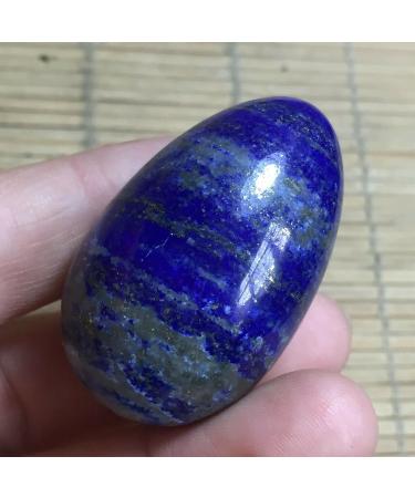 Natural Beautiful Lapis Lazuli Crystal Egg 40mm Suitable for Home Raw Stones and Minerals FUZEGRDLI - Buy Online on GoSupps.com