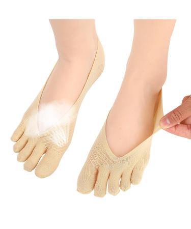 Comnico Bale Socks - 2 Pair Compression Toe Separating Socks for Men & Women | Low-Cut Five Finger Orthopedic Design - Buy Online on GoSupps.com