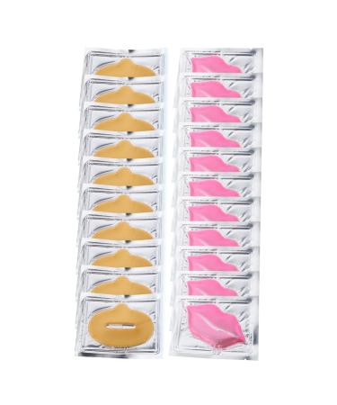 MERRYHAPY 20Pcs Lip Plumper Mask Hydrating Lip Care Membrane for Moisture Exfoliation Aging and Nourishing Random Styles Packaging Each