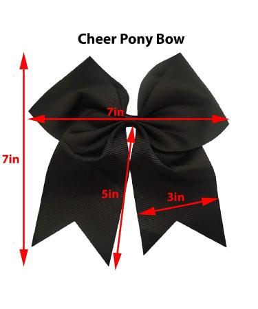 Glitter Cheer Bows - Softball Gifts for Girls & Women | Kenz Laurenz Strong Hair Ties (Silver) - Buy Online on GoSupps.com
