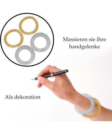 16-Piece Finger Massage Rings Set - Acupressure & Osteoarthritis Relief - Stress Relief & Improved Blood Circulation - Buy Online on GoSupps.com