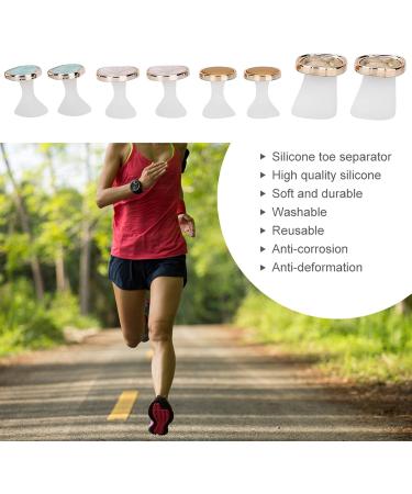 Toe Separator for Feet | Washable & Reusable Silicone Toe Spacers | Perfect for Pedicure Care & Overlapping Toes - Buy Online on GoSupps.com