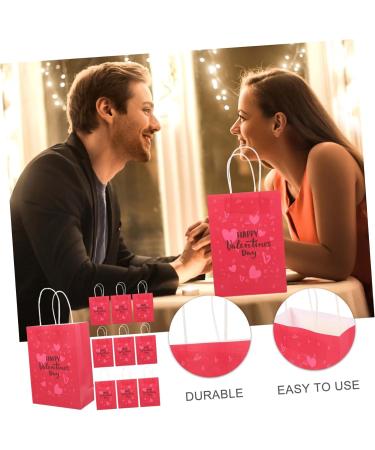 Healeved 40 Pcs Valentine's Day Tote Party Bag Tote Bags for Kids Handheld Heart Gift Bag Jewelry Valentines Party Decorations Supplies Packing Pouches Candy Favor Bags Souvenir - Buy Online on GoSupps.com
