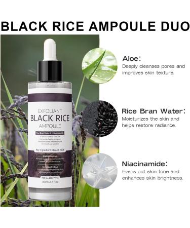 MEITREND Peel Shot Glow Rice Ampoule peelshot Black Rice Ampoule black rice as peeling rice peeling for the face moisturizing blackhead remover and facial peeling - Buy Online on GoSupps.com