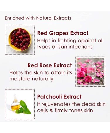 NutriGlow Wine Facial Kit - Instant Glowing Skin & Portable Massager | Hydrate Brighten & Nourish | All Skin Types | 260 gm - Buy Online on GoSupps.com