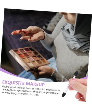 Balacoo 100pcs Eye Shadow Stick Disposable Eyeliner Eyeshadow Applier Eyeshadow Makeup Accessories 7.5x0.5cm Black - Buy Online on GoSupps.com