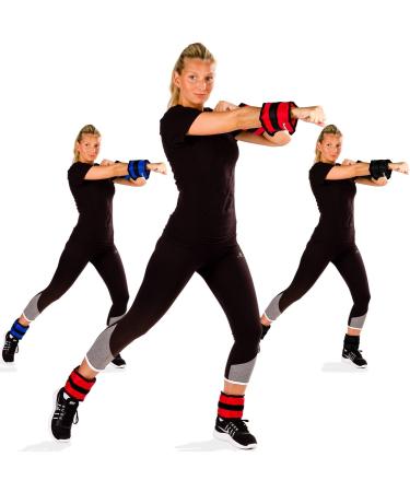 Movit 2 Set Weight Cuffs for Hands & Ankles - 7 Weight Variants (0.5kg to 4kg) - Adjustable Wrist & Ankle Weights (Green) - Ideal for Strength Training & Rehabilitation - Buy Online on GoSupps.com