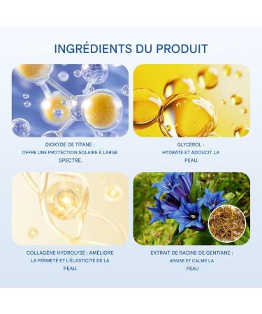 Lotion de Protection Solaire 60ml Lotion Bloqueuse Solaire Pour La Peau Du Visage Cosm tique R sistante la Transpiration P n tration Rapide pour Plage et Randonn e - Buy Online on GoSupps.com