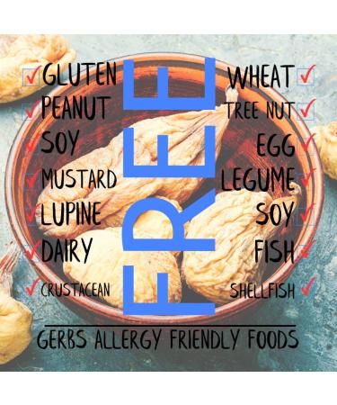 GERBS Dried Whole Figs 2 LBS | Allergy Friendly | Sulfur Dioxide Free | Vitamin C Boost | Gluten & Peanut Free - Buy Online on GoSupps.com