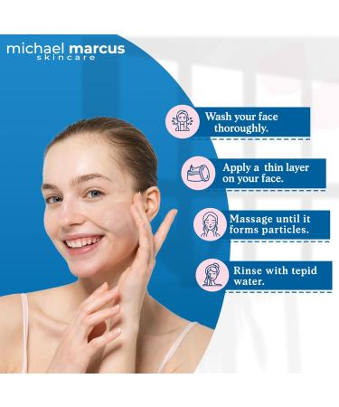 Michael Marcus Exfoliating Enzyme Peel - Papaya Pineapple & Pumpkin - Hydrating & Soothing - Targets Fine Lines & Wrinkles - Plant Based Skincare (1.7oz - Buy Online on GoSupps.com