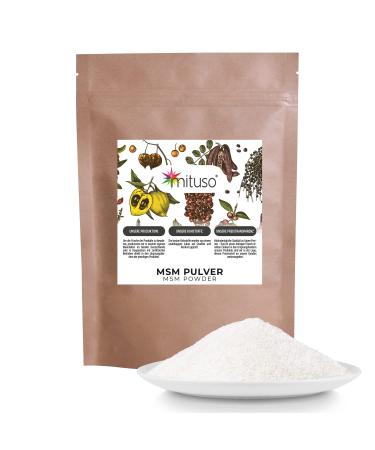 Ingo Steyer Co KG MSM powder 999 pure 1 x 400 g methylsulfonylmethane organic sulfur without additivesmituso