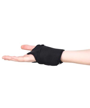 LONGLIFE Wrist Binder Thumb Support - Universal Black - Pain Relief & Comfort for All Activities - International Shipping Available - Buy Online on GoSupps.com