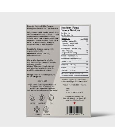Organic Coconut Milk Powder - Buy Online on GoSupps.com