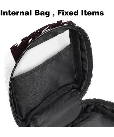 Menstruation Pad Bag with Zipper - Funny Cat Design | Women's Napkin & Tampon Bag | Perfect Gift for Girls & Birthdays - Buy Online on GoSupps.com