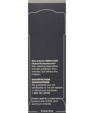Dove Men + Care Clinical Protection Antiperspirant Deodorant Solid Clean Comfort 1.70 oz (Pack of 4) - Buy Online on GoSupps.com