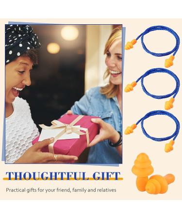 Treela 400 Pairs Corded Reusable Silicone Ear Plugs with Rope Banded Ear Plug Sleep Noise Cancelling for Shooting, Motorcycle, and Construction Work - Individually Wrapped - Buy Online on GoSupps.com