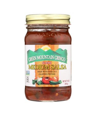Green Mountain Gringo Medium Salsa, 16 Ounce -- 12 per case12