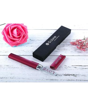 G.Liane Glass Manicure File with Genuine Qualified Crystals Shape and Smooth Nail File Tool with Case Best for Gentle & Safe Nail Care Kit for Beautiful Fingernails (Pink Love) - Buy Online on GoSupps.com