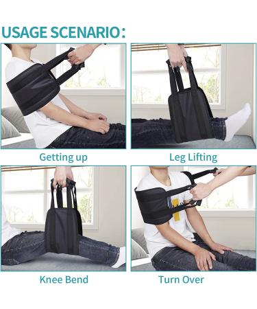 XJFLLXW 31.5 Inch Lift Belt Transfer Sling for Elderly & Disabled - Safe Standing Aid Wheelchair Lift Belt for Patient Care - Buy Online on GoSupps.com