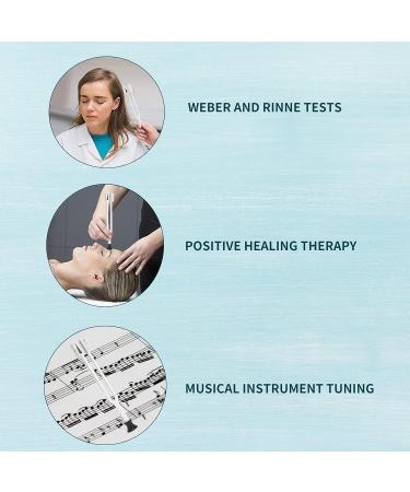 Premium Aluminum Tuning Forks for Neurology - Kirina C64 & C128Hz Medical Instruments for Vibration Health Diagnosis - Buy Online on GoSupps.com