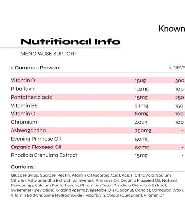 Menopause & Perimenopause Support Gummies | Tutti Frutti Flavor | 60 Two-a-Day Gummies - Buy Online on GoSupps.com