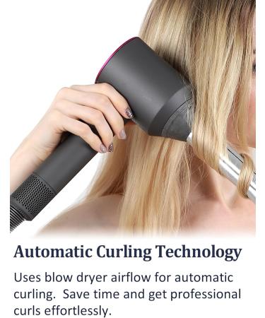 Automatic Curling Wands Attachments for Dyson Supersonic | 2 Curlers Waver Tool Comb & Heat-Resistant Glove International Shipping Available - Buy Online on GoSupps.com