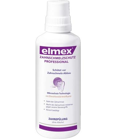 Elmex Enamel Protection Professional Mouthwash - Pack of 2 (2 x 400 ml) | International Shipping Available - Buy Online on GoSupps.com