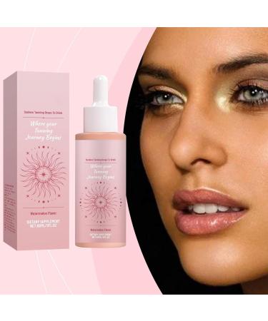  Generisch Self Tanning Drops | Tanning Drops for Water Lightweight Moisturizing Makeup with Sun Protection 60ml for Body and Legs Daily Use Easy to Travel Summer Indoor - Buy Online on GoSupps.com