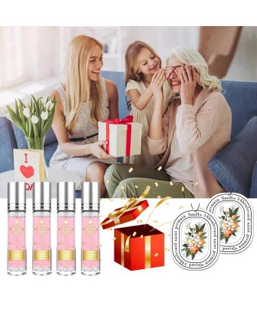 Women Pheromone Perfume Perfume Oil for Her Cute Urges Perfume 0.37fl Oz(10ml) roll-On Cologne-Midnight Temptation- Long Lasting Fragrance-Gift l(4pcs) (fragrance B) (4 pcs) - Buy Online on GoSupps.com